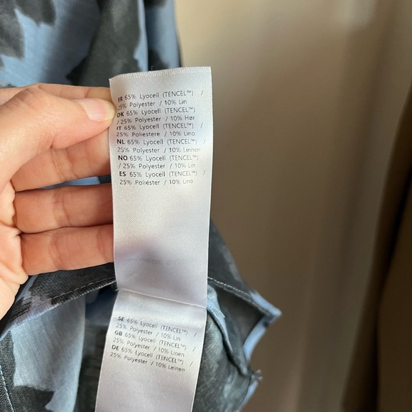 Samsoe Samsoe Gitte shirt Serenity glow Size XS/S Linen blend - Picture 10 of 13